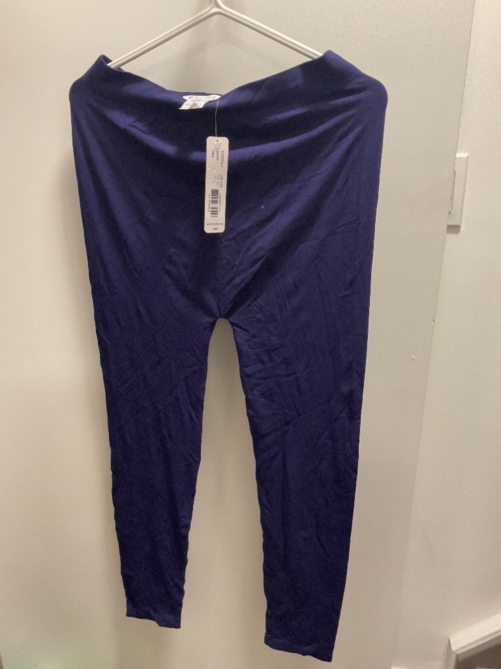 Bamboo material Leggings in navy blue